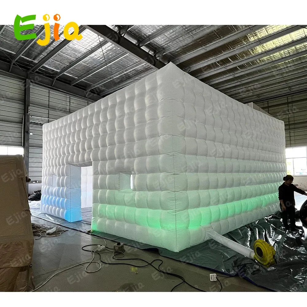 20/26FT LED Inflatable Night Club – Extra Large Inflatable Party Tent with Blower for Ultimate Nightlife Experience – LED Lights for Stunning Visuals