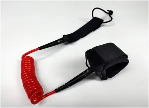 5ft Kink-Free Surf Board Leash SUP Surf Board Leg Rope for Shortboard, Longboard, Paddleboard(5ft Red)