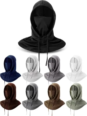 9 Pcs Cooling Balaclava Face Mask Breathable Full Head Mask Sun Protection Neck Cover UV Face Cover for Men Women