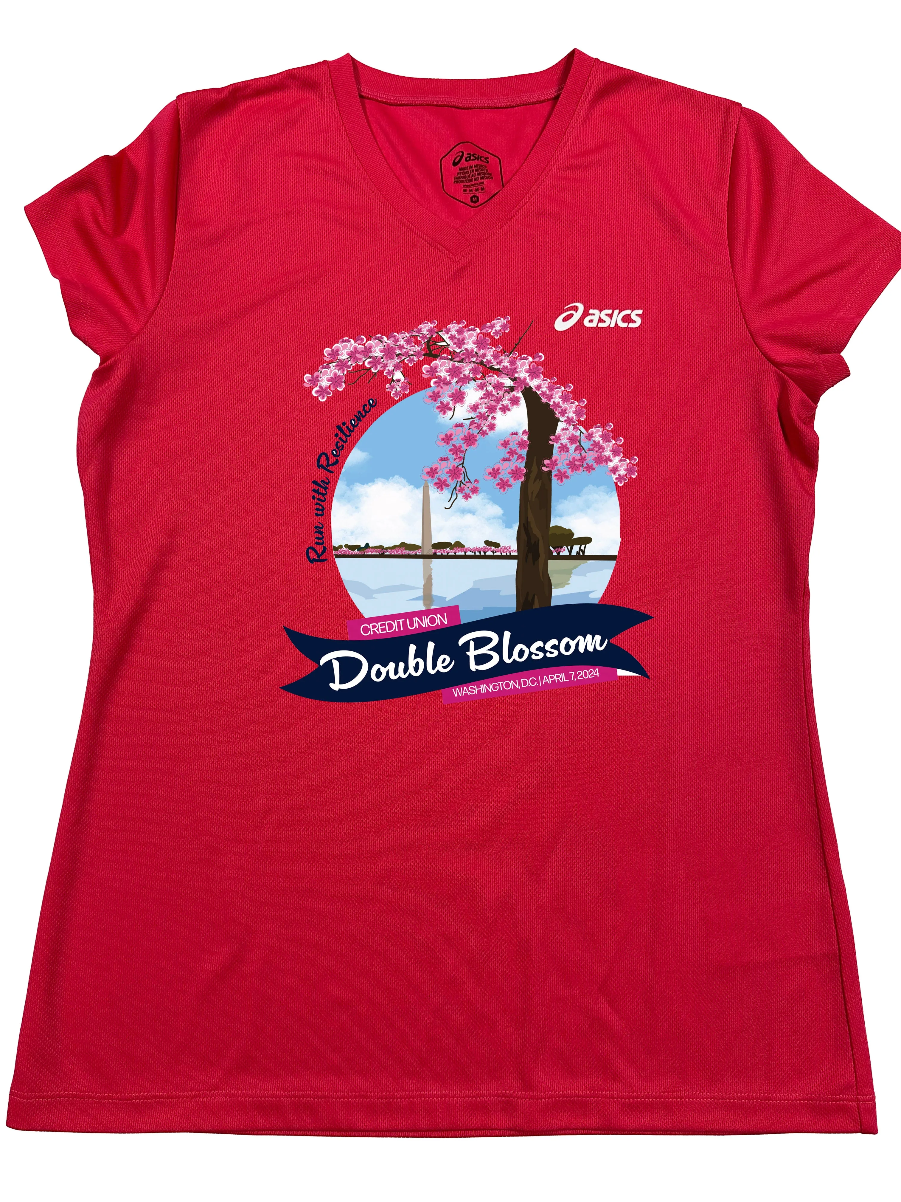 ASICS Credit Union Cherry Blossom Technical Performance Shirt