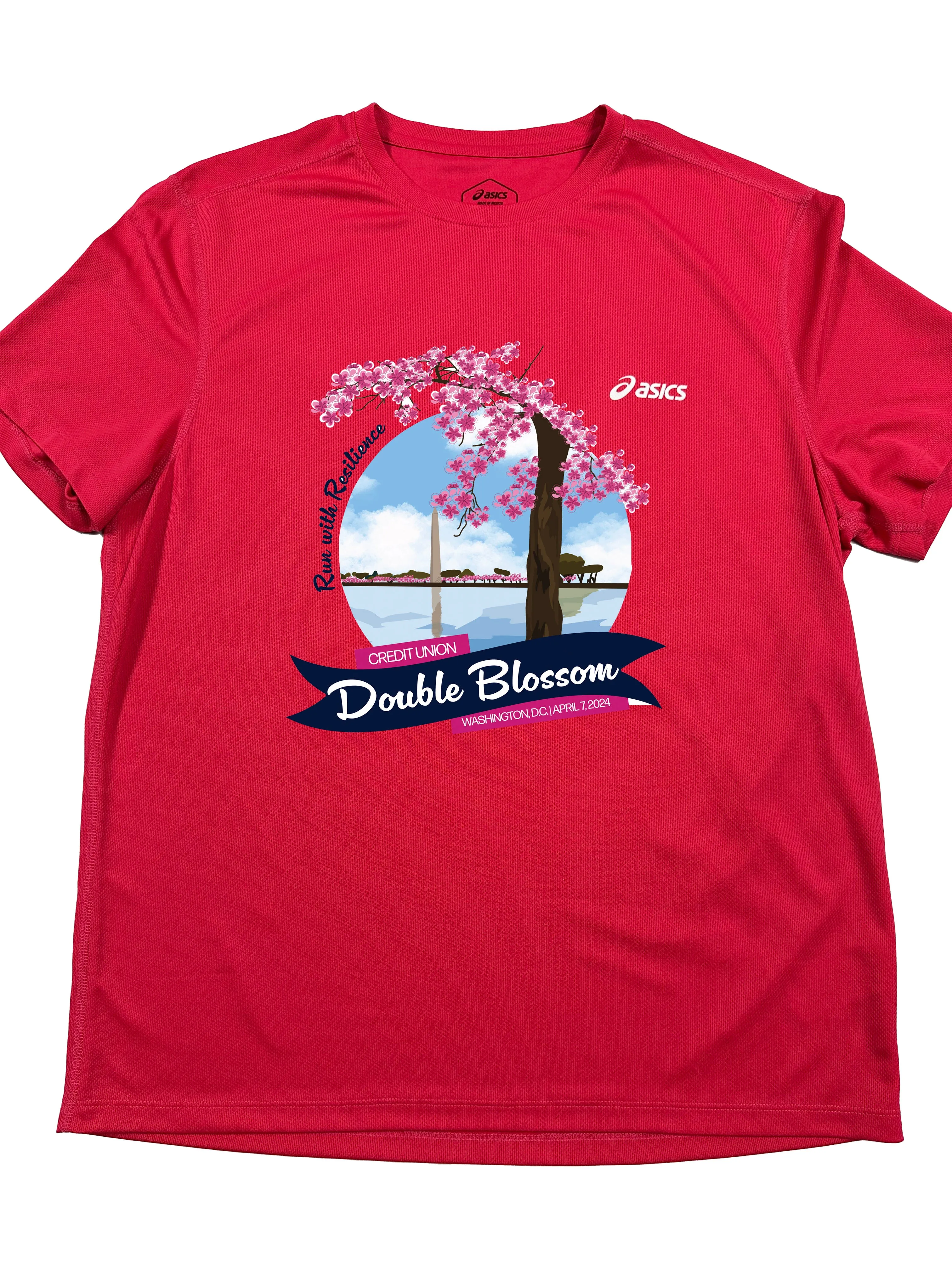 ASICS Credit Union Cherry Blossom Technical Performance Shirt