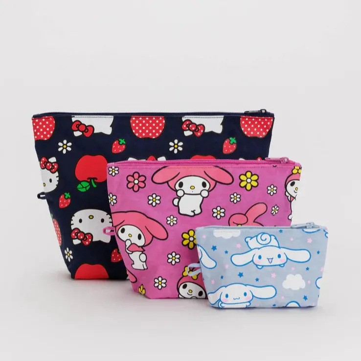 Baggu Go Pouch Set - Hello Kitty and Friends