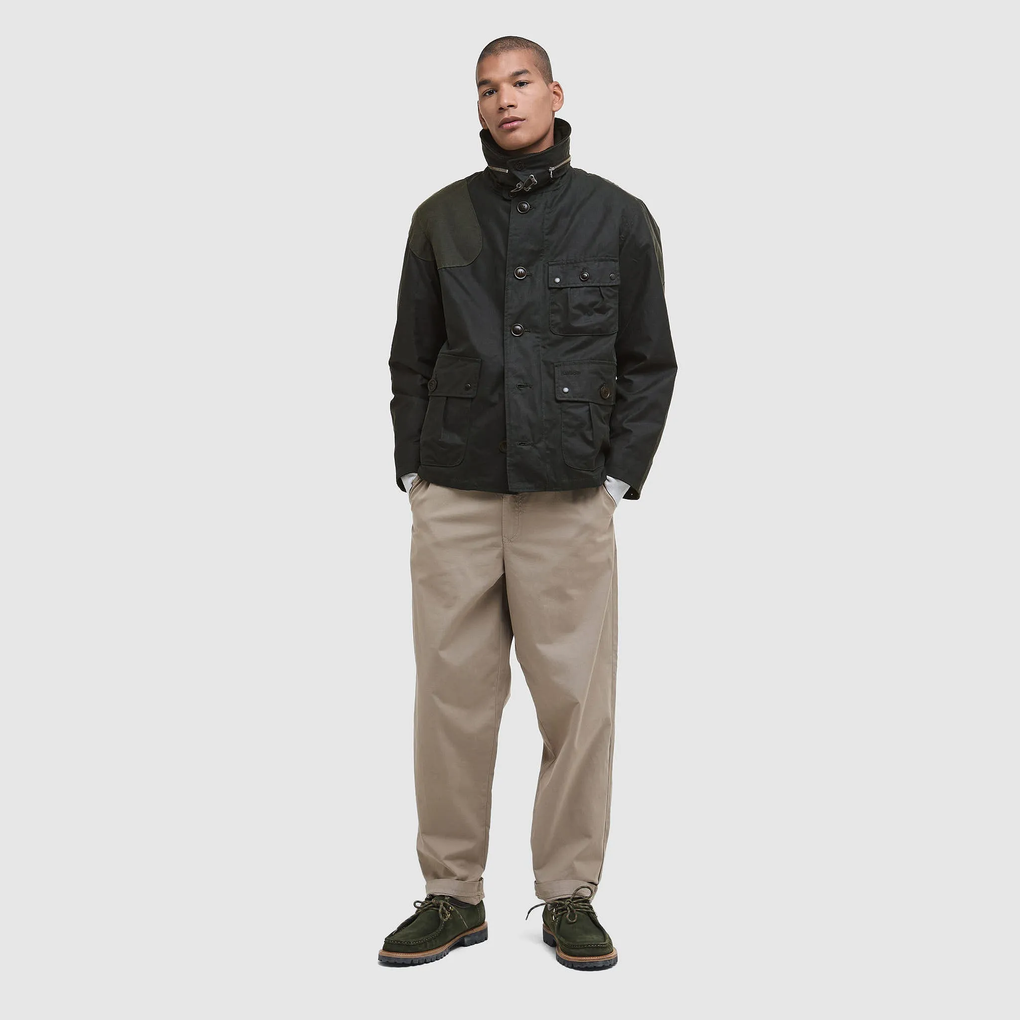 Barbour x TO KI TO Forest Waxed Jacket