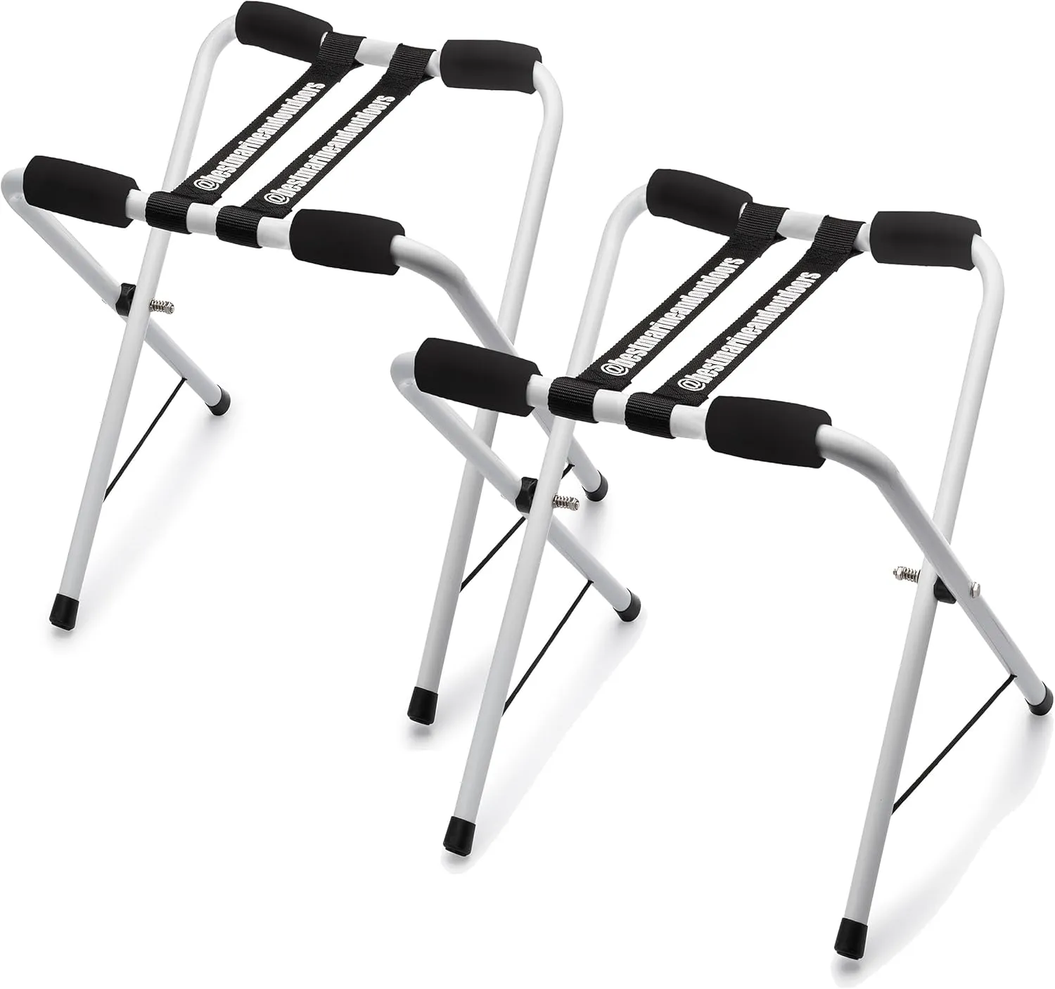 Best Marine and Outdoors Folding Kayak Stands, Extra Tall Storage Rack for Kayaks, Canoes & SUP Paddle Boards, 150lb Weight Capacity, Portable Freestanding Boat Accessories