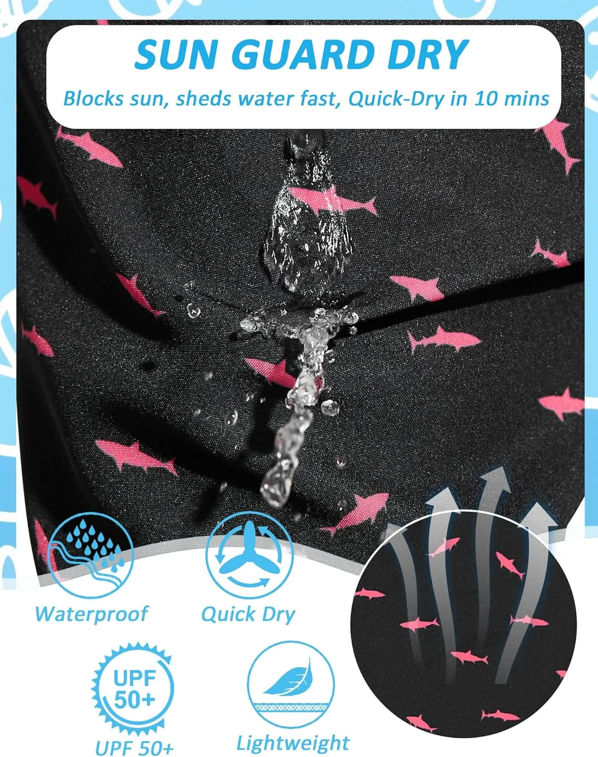 Boys Swim Trunks Toddler Swim Shorts Quick Dry Comfort Bathing Suit Sun Protection Swimwear with Pockets 2-16 Years