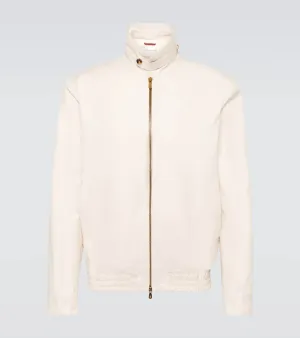 Brunello Cucinelli Cotton-blend gabardine blouson jacket