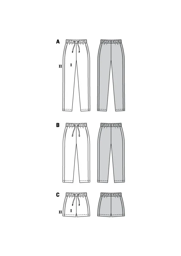 Burda 6054 Misses' Skirt/Pants