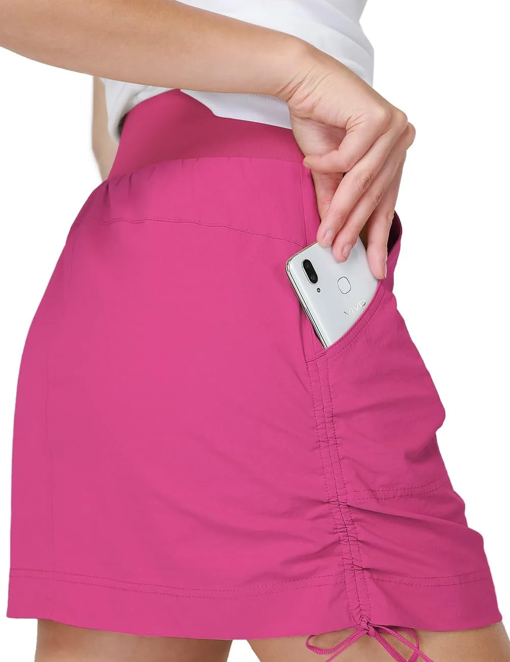 CAMEL CROWN Women's Skorts Golf Casual Tennis Skirts Tummy Control UPF 50  Quick Dry Skirt with Pockets Active