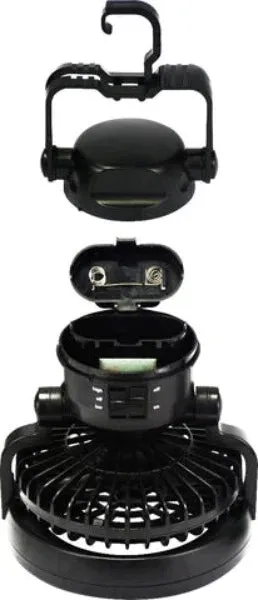 Camping 2 In 1 LED Light And Fan