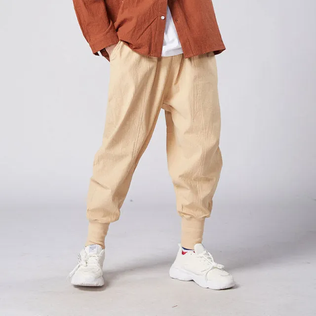 Casual Harem Pants Men Trouser Summer Cool Pants