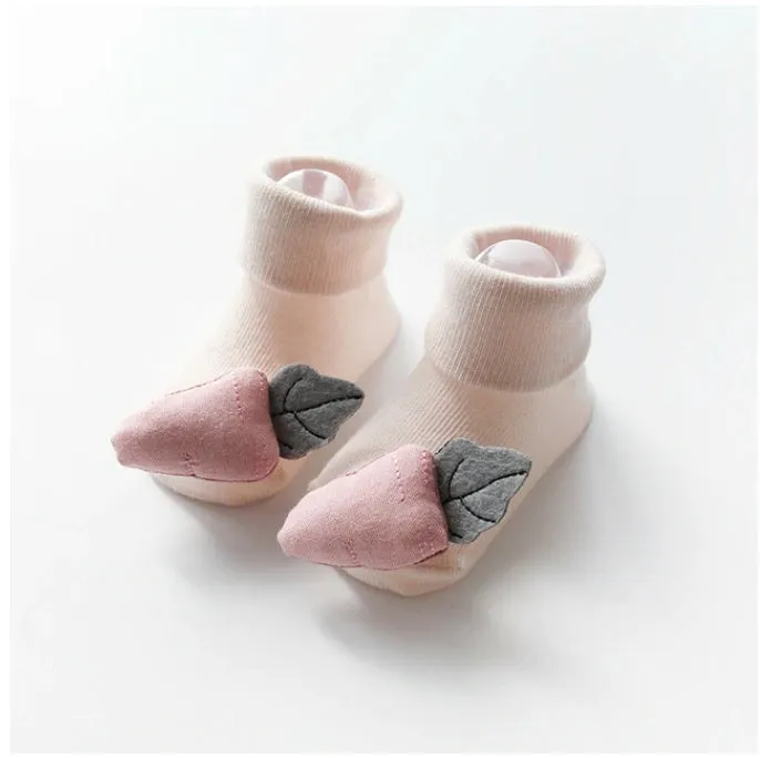 Children Summer Accessories Toddler Baby Girl Boy Anti-slip Socks Slipper 3D Cartoon Shoes Boots Newborn 0-12 Months
