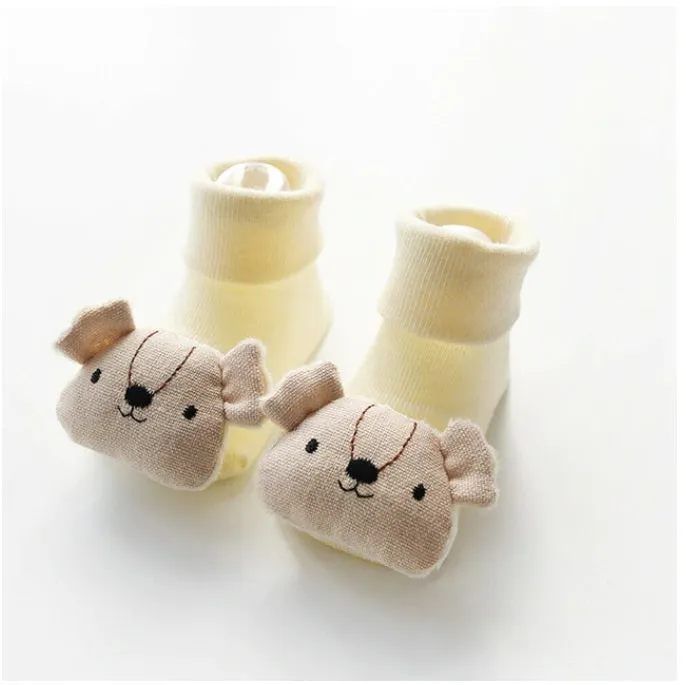 Children Summer Accessories Toddler Baby Girl Boy Anti-slip Socks Slipper 3D Cartoon Shoes Boots Newborn 0-12 Months