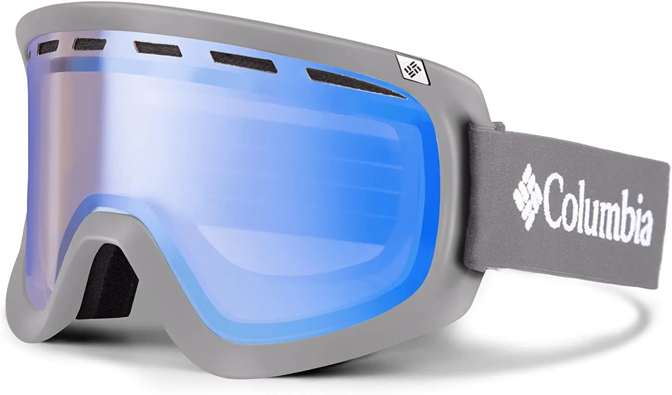 Columbia Unisex Snow Goggles BENTON SPRINGS - Grey/White with Blue Steel Lens