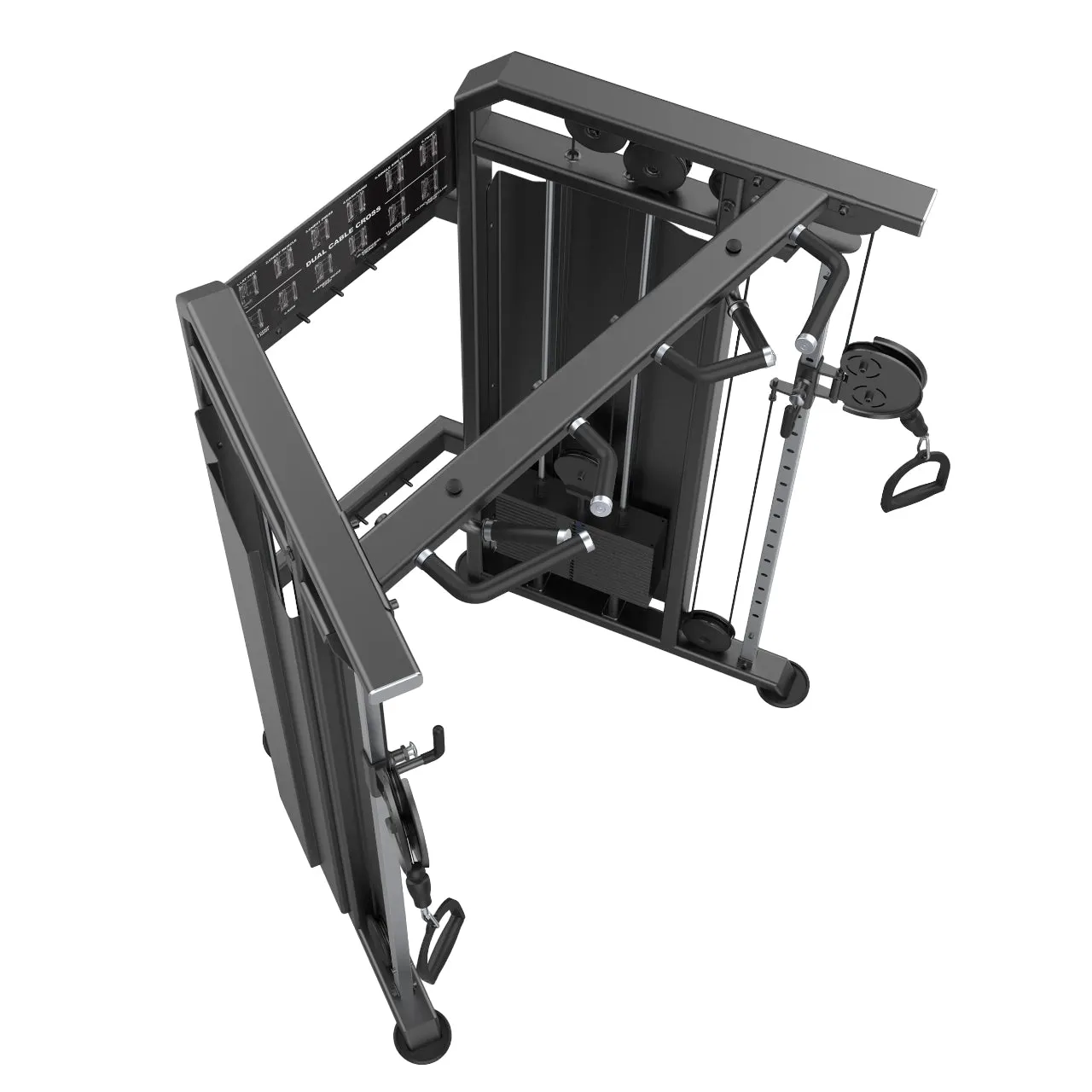 DHZ Fitness Dual Adjustable Pulley Functional Trainer U1017C
