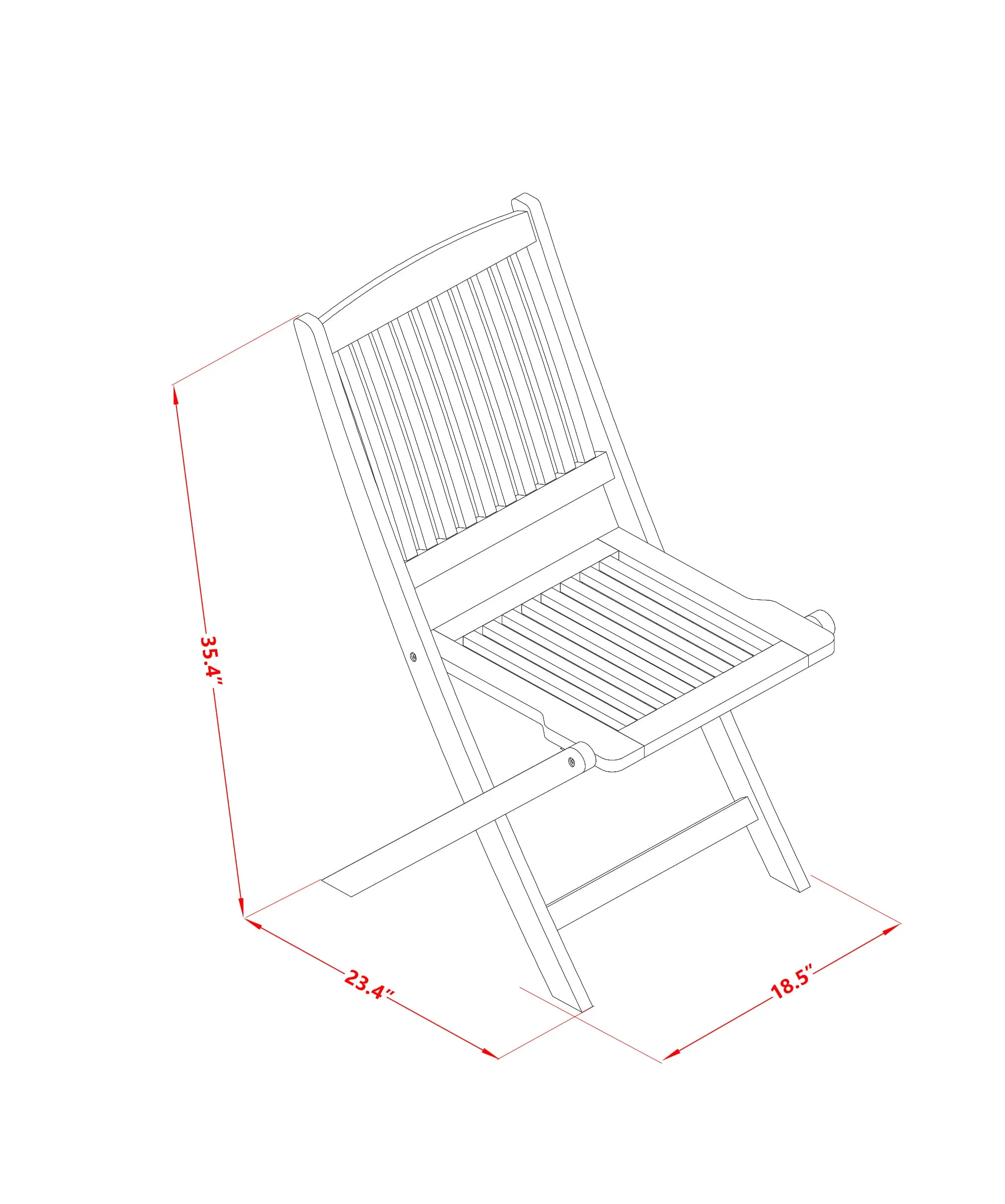 East West Furniture AECM5CWNA 5 Piece Patio Bistro Dining Furniture Set Includes a Rectangle Outdoor Acacia Wood Table and 4 Folding Side Chairs, 36x60 Inch, Natural Oil