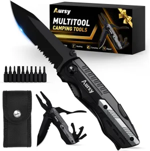 Father Day Gifts for Men, Multitool Pocket Knife Gifts for Men, Mens Gift for Dad/Him/Husband, Birthday Gift for Boyfriend, Dad Gifts Cool Gadgets, Camping Accessories