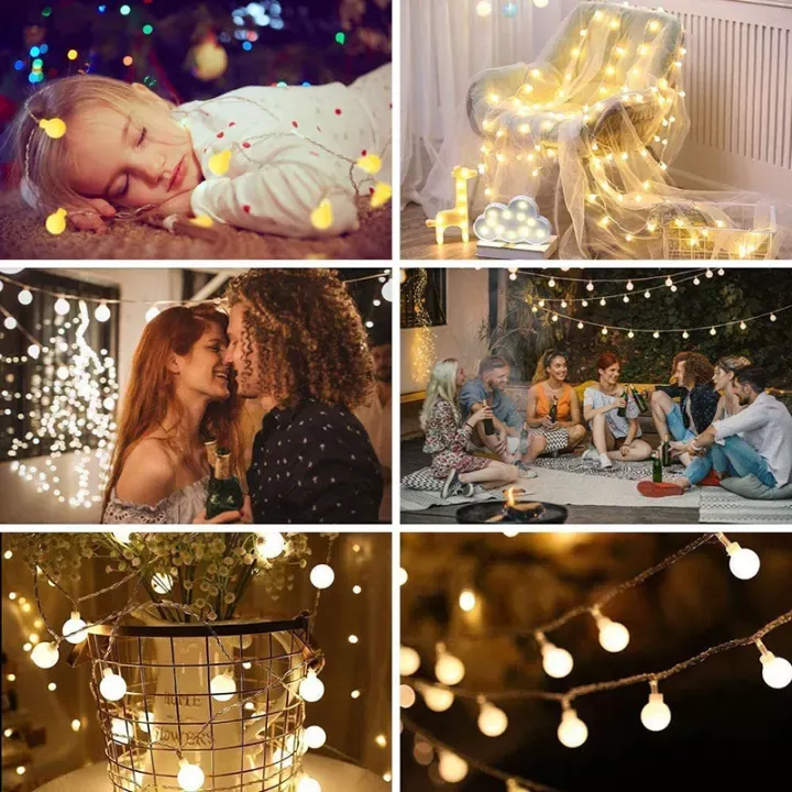 Globe Fairy String Lights Christmas Decoration