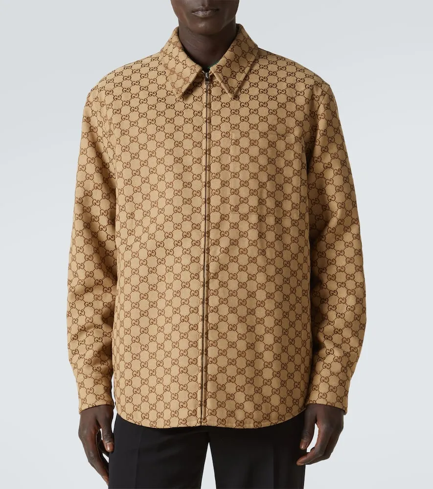 Gucci GG cotton-blend overshirt