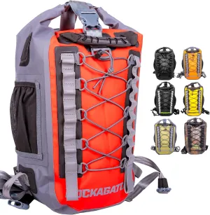 Hydric 25L Waterproof Backpack - Heavy Duty Dry Bag with Roll-Top Closure for Outdoor Adventures, Floating River, Hunting, Hiking, Canoeing, Kayaking, Rafting or Beach - Redrock