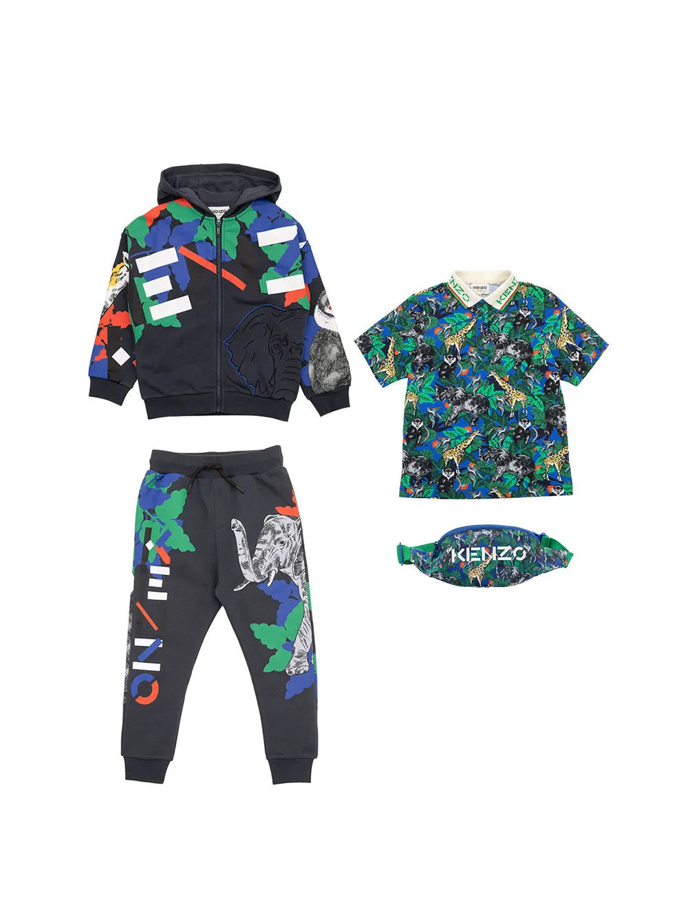 Jungle Print Kenzo Jogging Pants