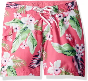 Kanu Surf Girls' Sassy UPF 50  Quick Dry Beach Coverup Boardshort