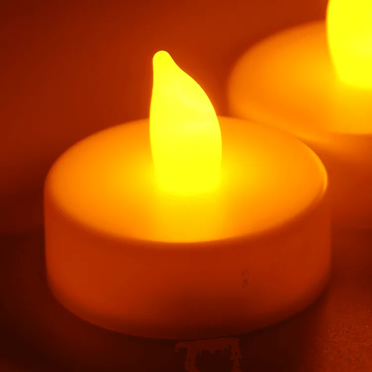 LED Tea Lights For Chandelier - Pack of 24 With Remote Control