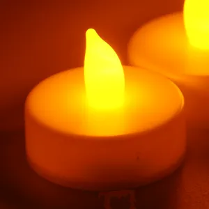 LED Tea Lights For Chandelier - Pack of 24 With Remote Control
