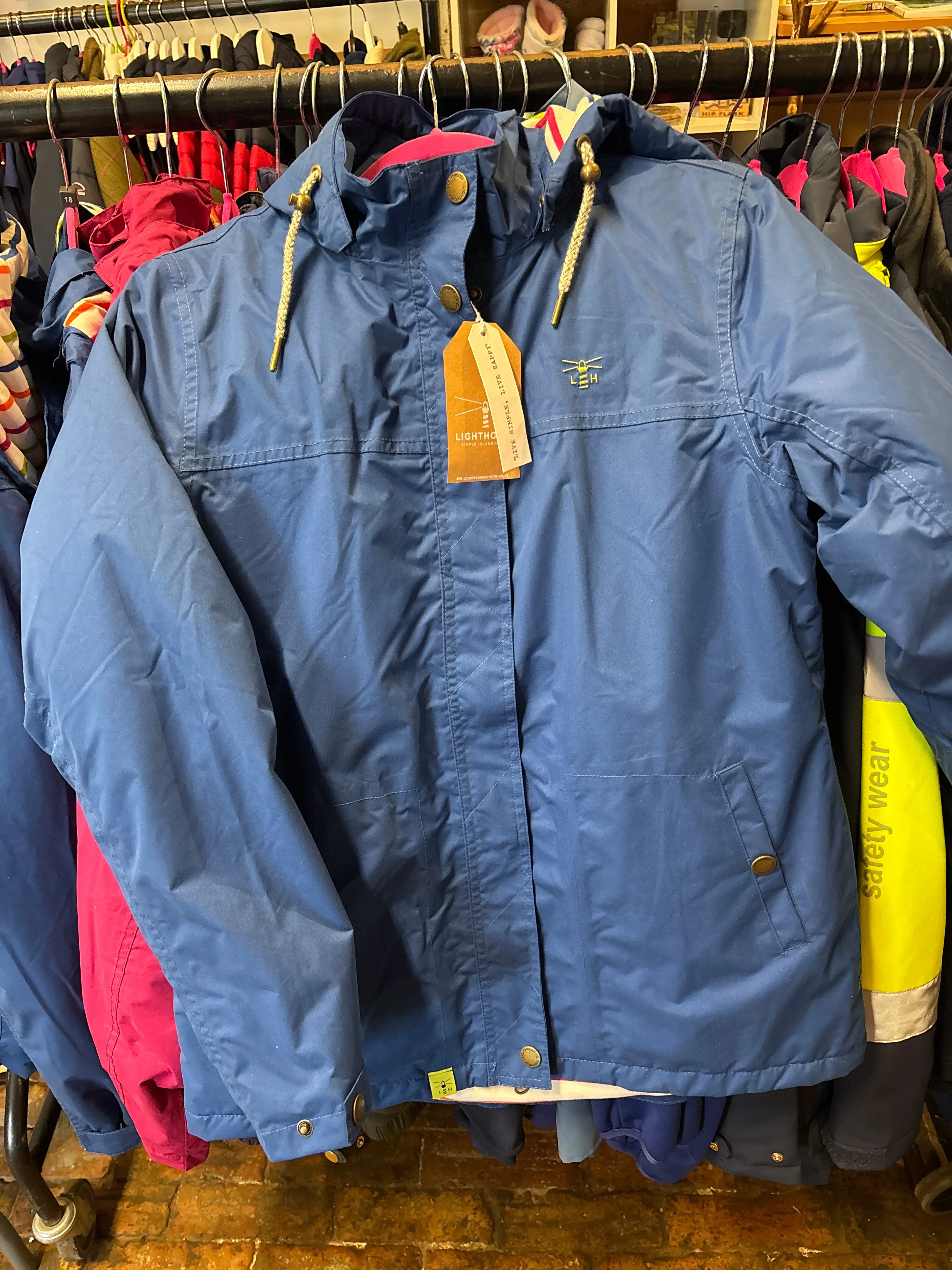 Lighthouse Eva Waterproof Coat in blue