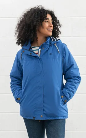 Lighthouse Eva Waterproof Coat in blue