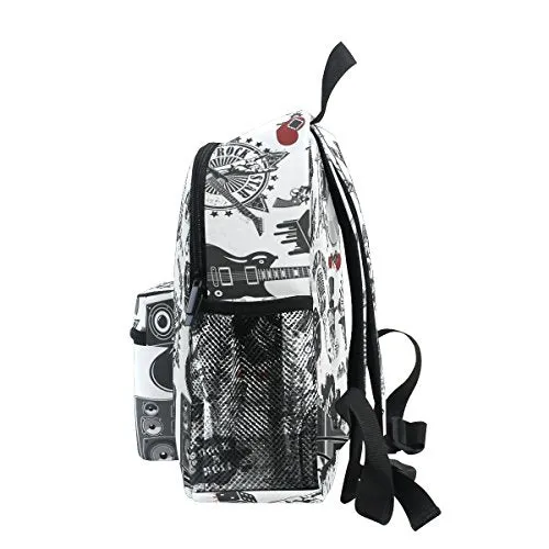 LORVIES Symbols Rock And Roll Mini Kids Backpack Pre-School Kindergarten Toddler Bag