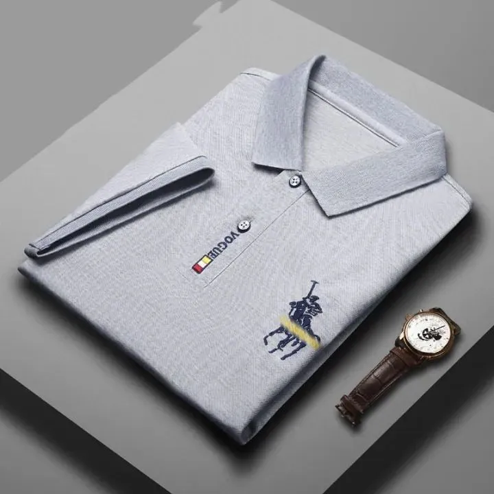 Men's Golf T-Shirts Short Sleeve Polo with Embroidered Logo TS35