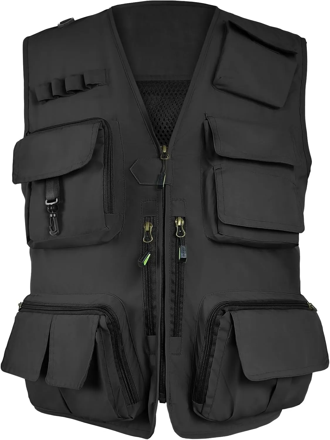 Mens Lightweight Safari Travel Fishing Photography Outdoor Work Cargo Vest with Pockets