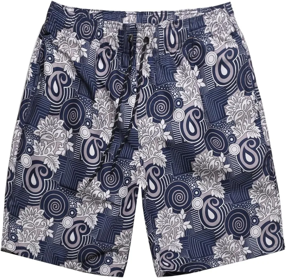 Men's Quick Dry Swim Trunks - Beach Vacation Essentials Board Shorts (Size Runs Small, Recommend Ordering 1 Size Up)