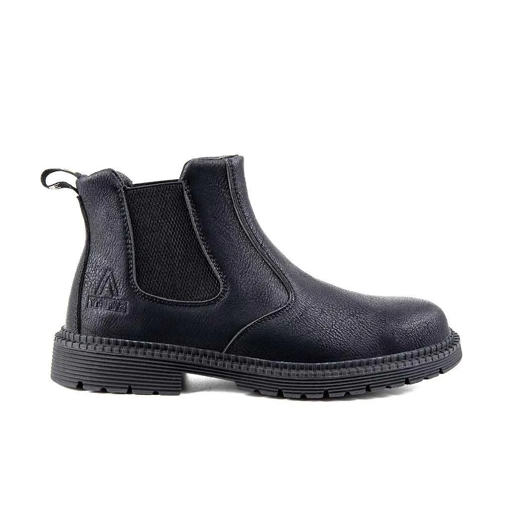 Men's Steel Toe Chelsea Boots - Rubber Sole | B070