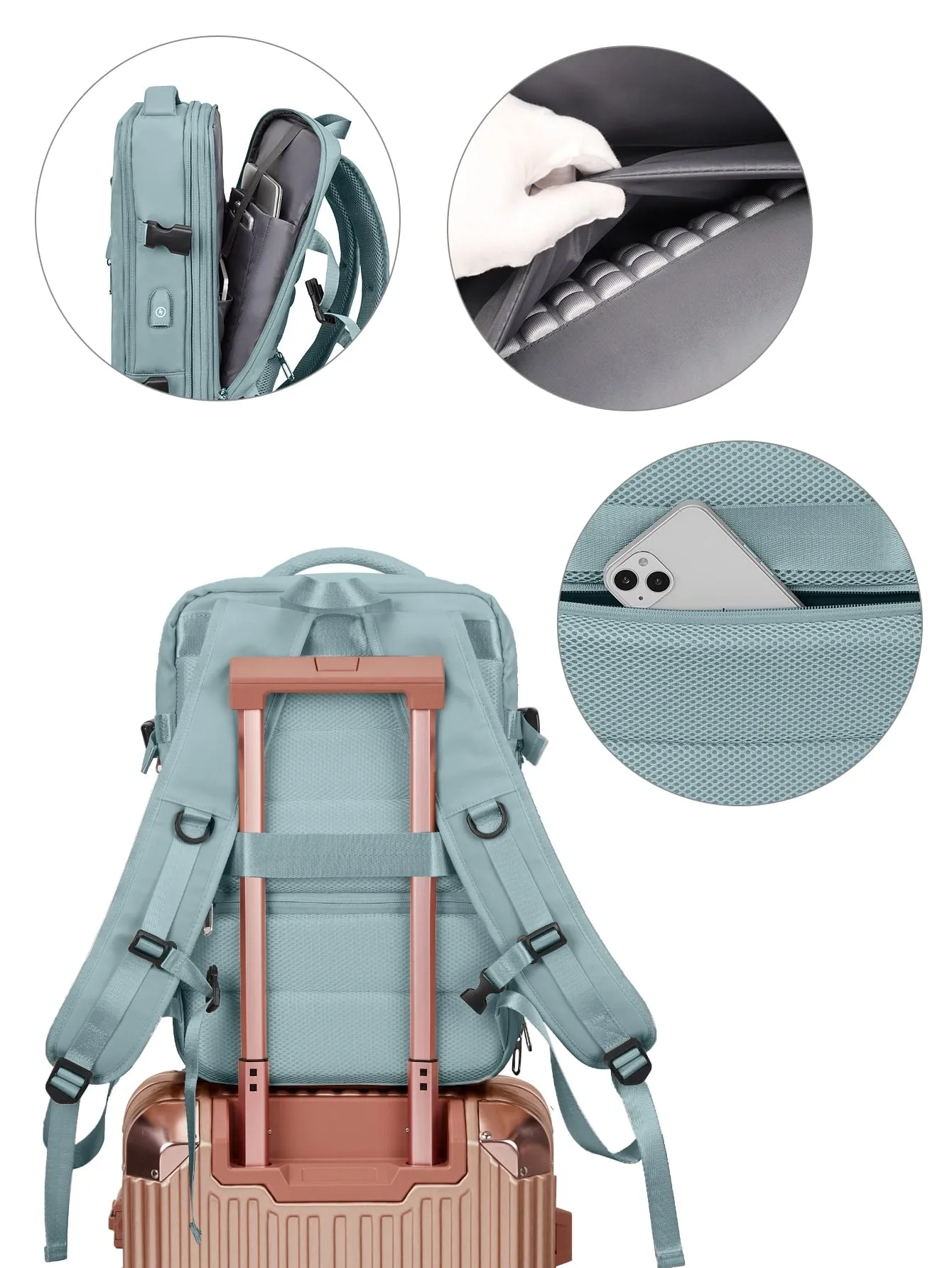 Minimalist Zipper Functional Backpack