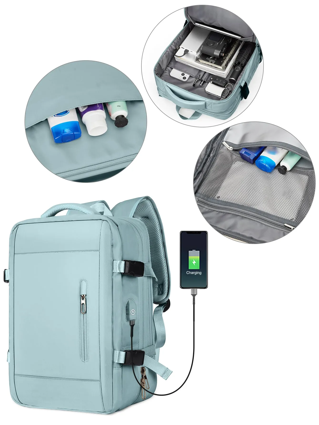 Minimalist Zipper Functional Backpack