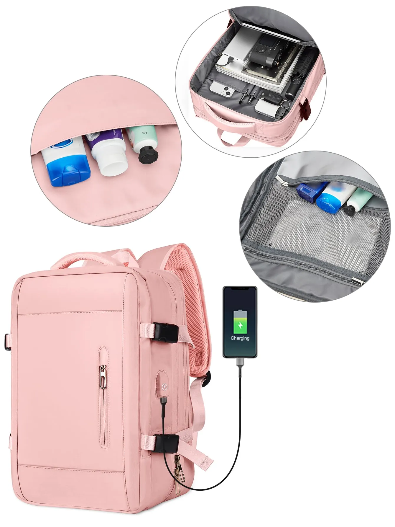Minimalist Zipper Functional Backpack