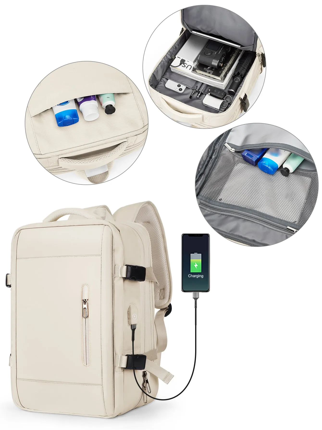 Minimalist Zipper Functional Backpack