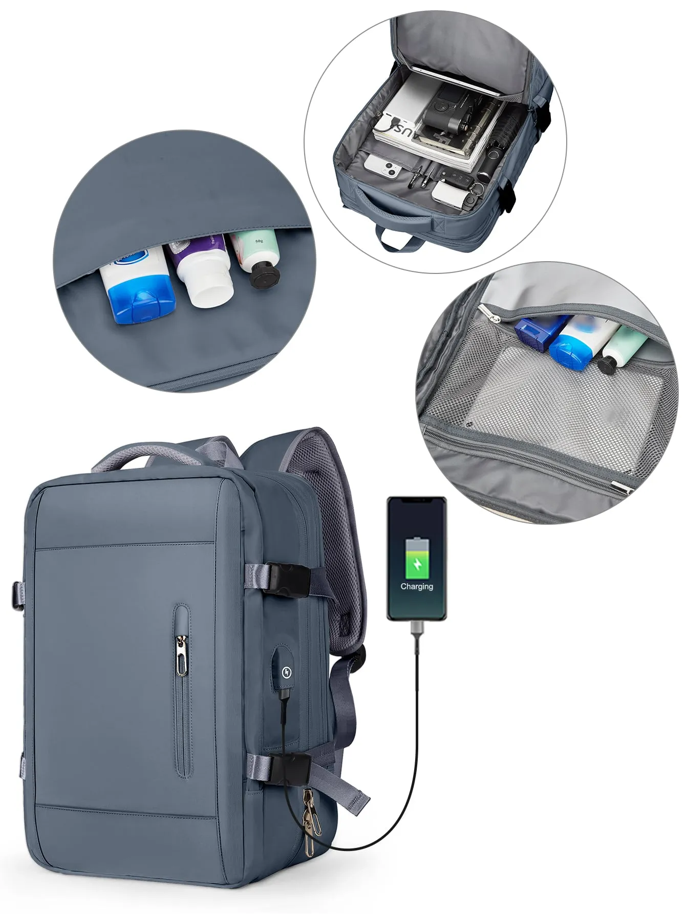 Minimalist Zipper Functional Backpack