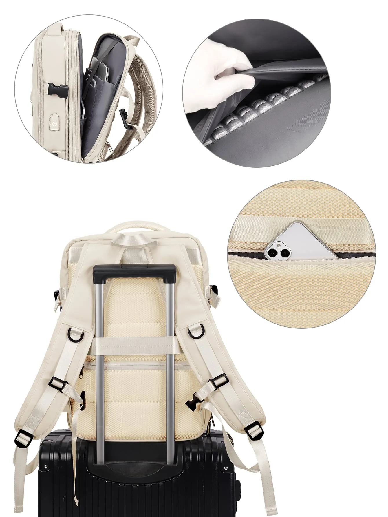 Minimalist Zipper Functional Backpack