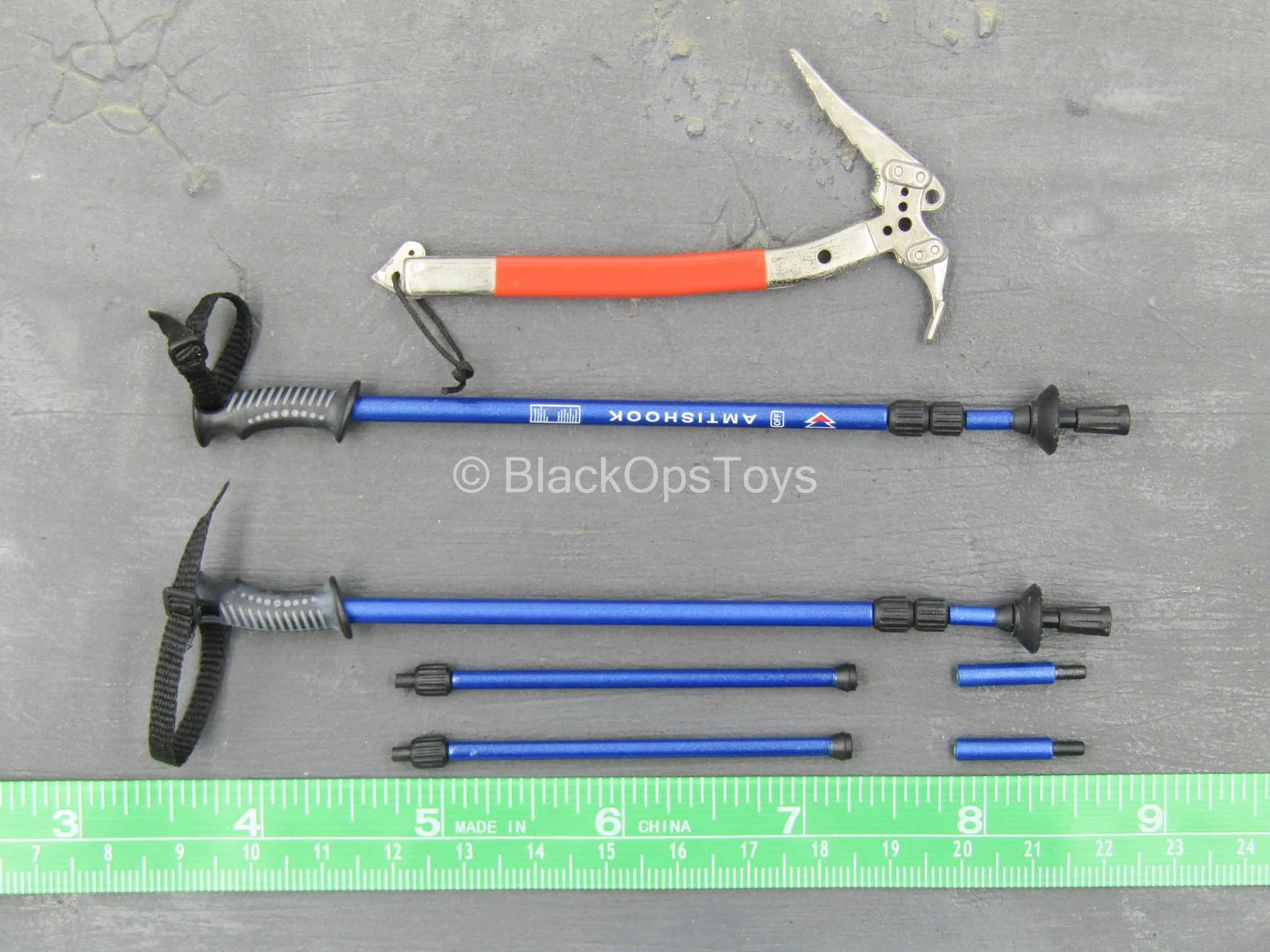 Mountain Ops Sniper PCU Ver. - Hiking Pole Set w/Metal Ice Axe