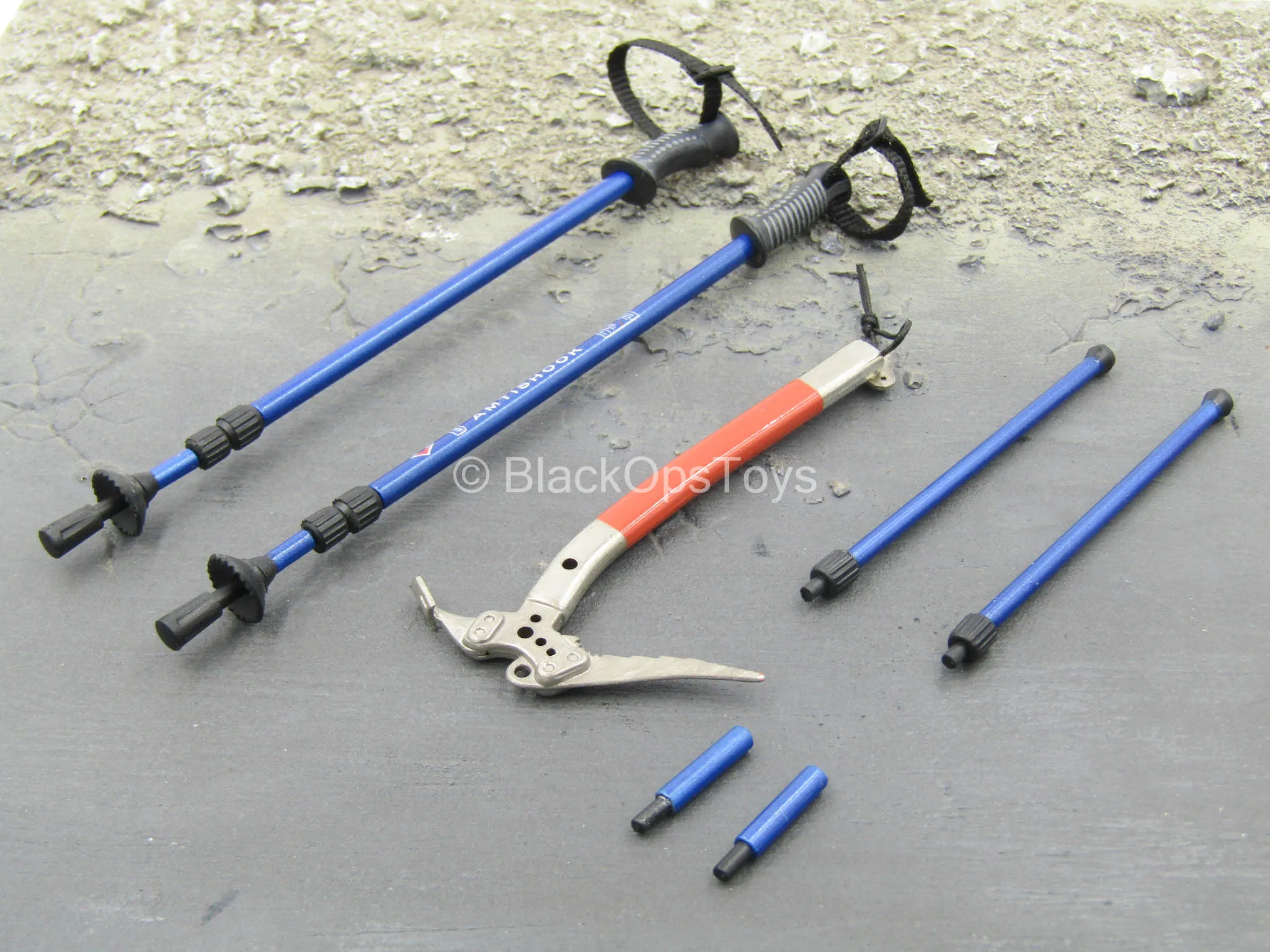 Mountain Ops Sniper PCU Ver. - Hiking Pole Set w/Metal Ice Axe