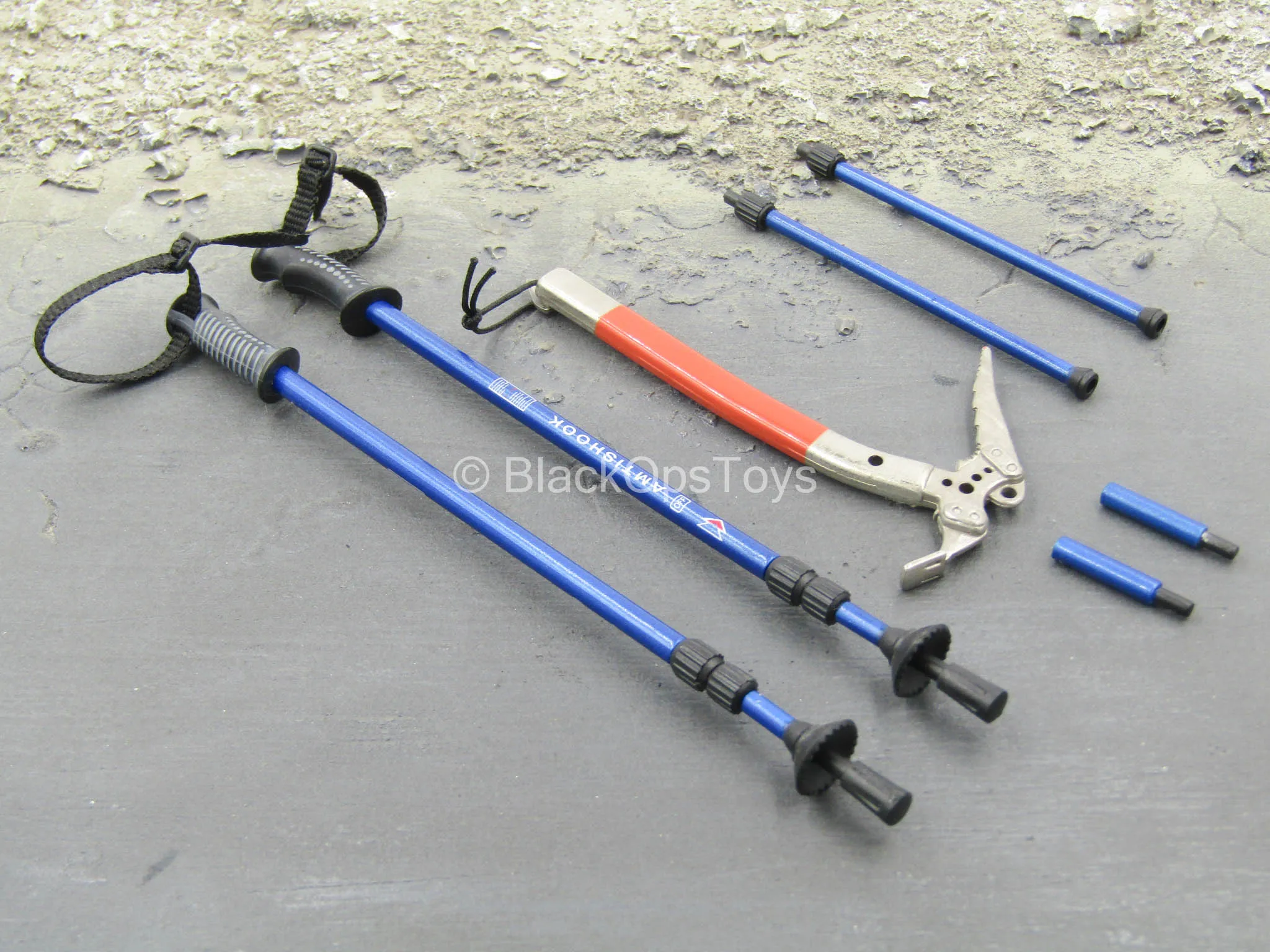Mountain Ops Sniper PCU Ver. - Hiking Pole Set w/Metal Ice Axe