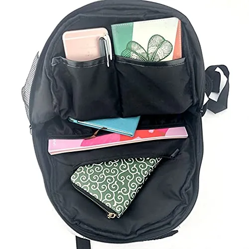 Multi leisure backpack,Photo Gambling Chips Casino Poker On The Dark, travel sports School bag for adult youth College Students