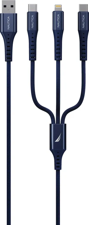 Nautica 3 In 1 Charging Cable CB640 (12W) 