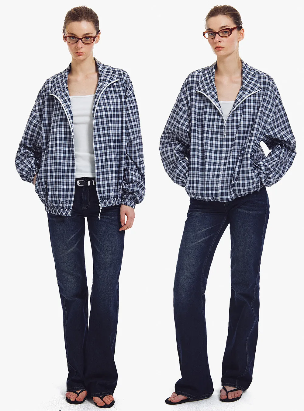 Plaid Lightweight UV Protection Jacket