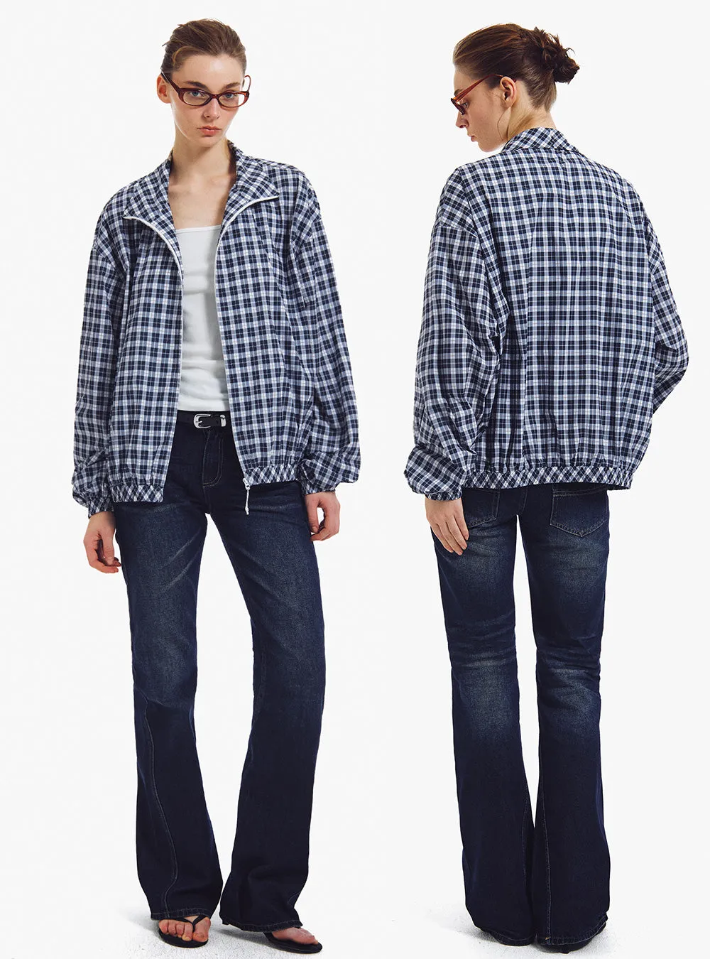 Plaid Lightweight UV Protection Jacket