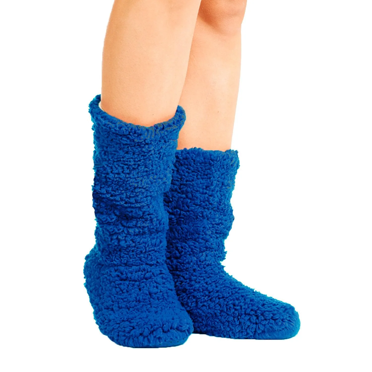 Plain Cosy Warm Microfibre Fleece Boot Slippers