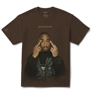 PRIMITIVE ICON HEAVYWEIGHT TEE - BROWN