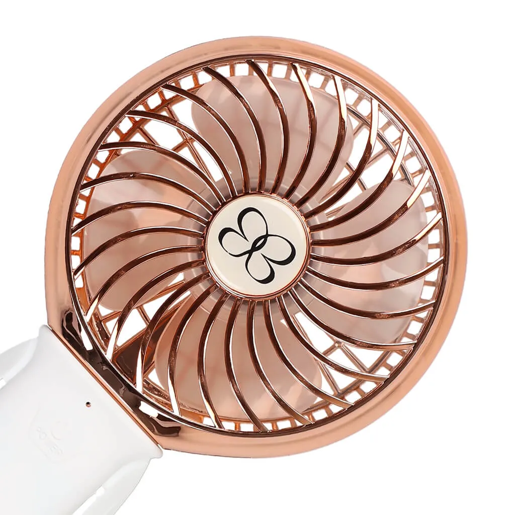 Rechargeable Turbo Fan White/Rose Gold